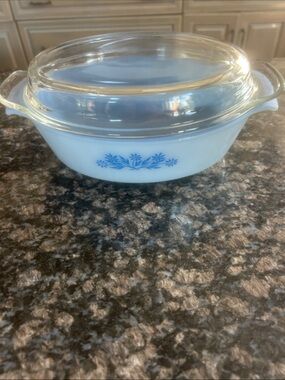 ANCHOR HOCKING FIRE KING VINTAGE 1.5 QT OVAL DISH
